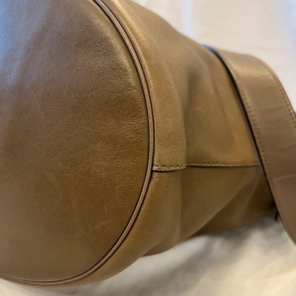 Coach Bleecker Leather Bag 32282 – Large Slouchy Bucket / Duffle – Olive Green - Picture 10 of 13